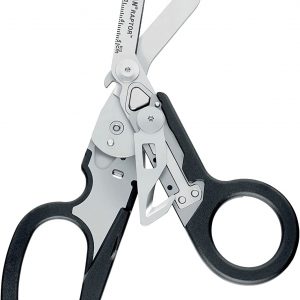 LEATHERMAN, Raptor Rescue Emergency Shears with Strap Cutter and Glass Breaker, Black with MOLLE Compatible Holster