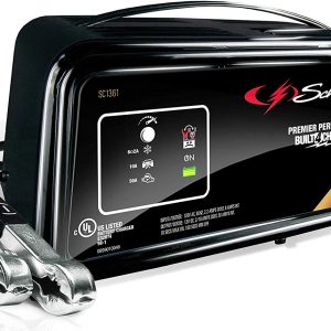 Schumacher SC1361 Fully Automatic Battery Charger, Maintainer, and Starter – 50 Amp/10 Amp, 12V – Car, SUV, and Small Trucks