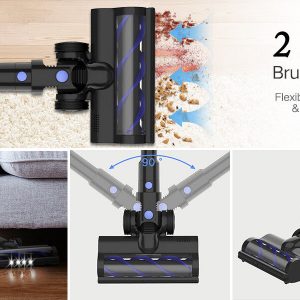 Cordless Vacuum Cleaner ,160W Powerful Bar Vacuum Cleaner With Removable Battery