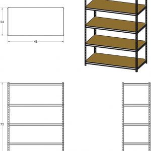 Shelf Heavy Duty Metal Muscle Rack Garage Shelving Storage 48″W x 24″D x 72″H  Mainstays 6″ Comfort Innerspring Coil Foam Bed Mattresses Twin, Twin-XL, Full  Easy Assembly Smart Box Spring, Twin, Twin-XL, Full, Queen,NEW