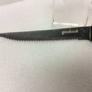 Goodcook 4.5-Inch Serrated Utility Knife, silver/black
