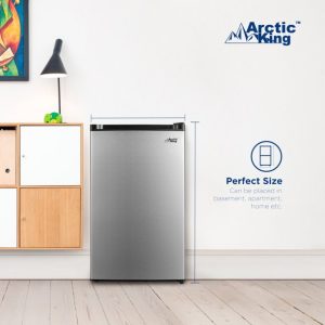 Arctic King 3.0 Cu ft Mini Upright Freezer Stainless Steel Door, E-star