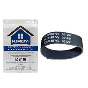 Genuine Kirby Style F HEPA Filtration Vacuum Bags for ALL Sentria Models (6 Bags & 1 Belts) – Kirby Part#204808