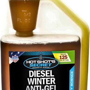 Hot Shot’s Secret Diesel Winter Anti-Gel 16 Ounce Bottle 5 Pack Squeeze