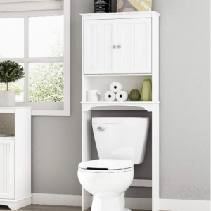 Home Over The Toilet Storage Cabinet, Bathroom Shelf Over Toilet, White