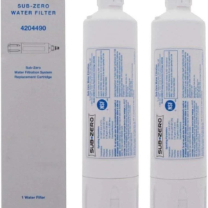 4204490 Replacement for Sub-Zero 4204490 Water Filter Cartridges Ice Maker Filtеr, 2-Pack