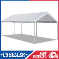 Canopy Carport 10′ X 20′ Heavy Duty Portable Garage Tent Car Shelter Steel Frame