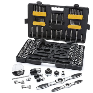 GEARWRENCH 114 Pc. SAE/Metric Ratcheting Tap and Die Set – 82812