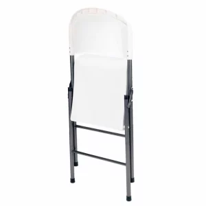 Mainstays Premium Resin Folding Chair, 4-Pack, White