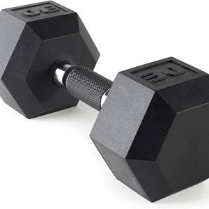 CAP Barbell Coated Dumbbell Weights with Padded Grip, 30-Pound
