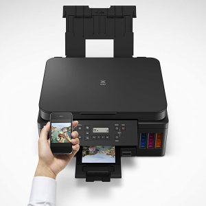 Canon PIXMA MegaTank G6020 Wireless All-In-One Inkjet Printer – Black