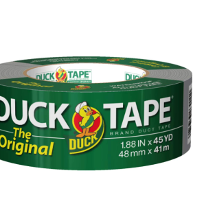 The Original Duck Tape Brand 394468 Duct Tape, 1-Pack 1.88 Inch x 45 Yard Silver,B-450-12,Silver