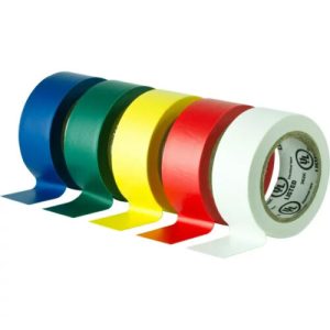Hyper Tough Assorted Color Electrical Tape, Indoor, 5 Pack, 3/4in. – 35831