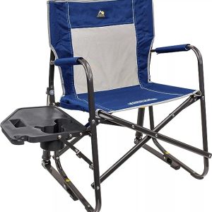 GCI Freestyle Rocker Chair with Side Table – Color: Royal