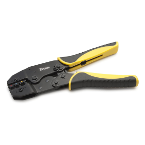 11477 Ratcheting Wire Terminal Crimper Tool for Insulated Terminals, Fixed Jaw Crimper