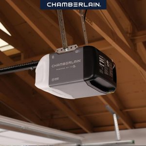 Chamberlain 1/2 HP Smart Quiet Belt Drive Garage Door Opener, Battery Backup
