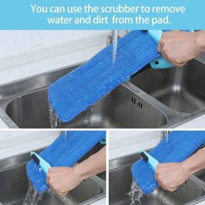 Microfiber Spray Mop , 2 Washable Mop Pad for Home Kitchen Floor Cleaning 600ml
