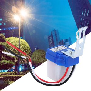 2 Pcs Photoswitch Automatic Light Switch Outdoor Street Photo Controlled Sensing Switch Photoswitch – (Voltage: 220V)