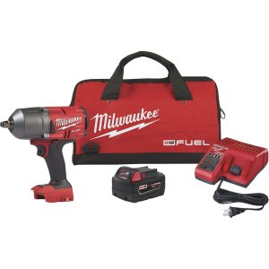 Milwaukee-M18 FUEL 18V Lithium-Ion Brushless Cordless 1/2 in. One 5.0 Ah Battery