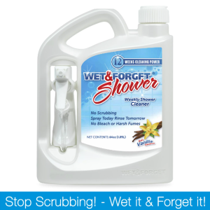 Wet & Forget Weekly Shower Cleaner, Vanilla Scent, 64 fl oz