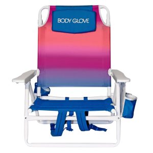 Body Glove Beach Chair/Ombre Cool/Ombre Neptune Blue/Ombre Sunset