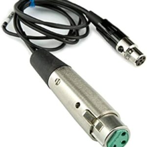 Gimax Lectrosonics MC40 XLRF to TA5F Mic Level Adapter Cable for Dynamic Mic Input to Transmitters – (Color: 70CM)