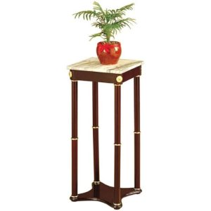 Small Narrow Plant Stand For Indoor Display Shelf Corner Tall Accent Table Wood