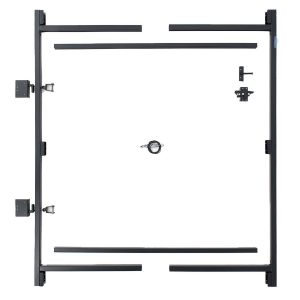 Adjust-A-Gate Steel Frame Gate Building Kit, 60″-96″ Wide Opening Up To 6′ High