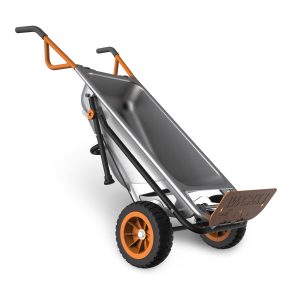 Worx WG050 Aerocart Multi-function 2-Wheeled Yard Cart Dolly Wheelbarrow