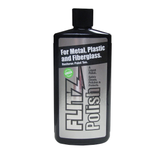 Flitz LQ 04506 Metal, Plastic & Fiberglass Polish 16oz/473ml Liquid Formula 2 Pk