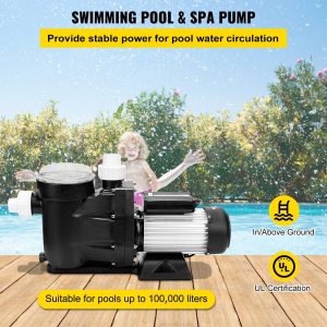 NEW 2.5HP Swimming Pool Pump In/Above Ground 1850w Motor W/ Strainer Basket