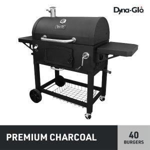 X-Large Heavy-Duty Charcoal Grill – 32 in. W- 816 sq.in. of Cooking Area Black