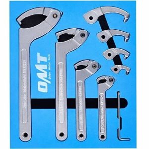 8Pc Adjustable Pin Spanner Wrench Set – Versatile Tool for Pipes, Cars, and Susp