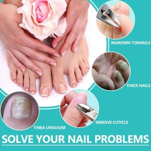 Professional Ingrown Toenail Tool Kit Toe Nail Clipper Set For Pedicure Manicure