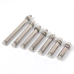 Expansion bolt 304 stainless steel outer hexagon nut expansion bolt sleeve anchor M6M8M10M12M14M16M18M20 – (Size: M10X70)