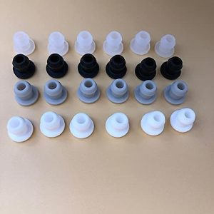 Silicone Rubber Hollow Stopper T typed Plug Silicona End Caps Hole Sealed Cover Round Pung for Test Tube Pipe 2.5-30mm 10-100pcs