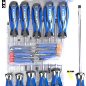 Kobalt Screwdrivers 20-Piece Plastic Handle Magnetic Screwdriver Set