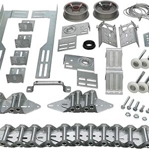 DURA-LIFT Garage Door Hardware Installation Kit for 16′ by 7′ Doors