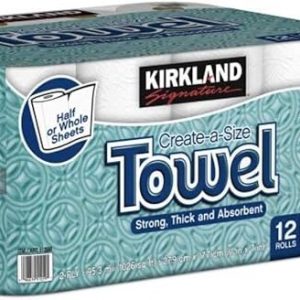 Kirkland Signature Paper Towels 2-Ply 160 Sheets x 12 Rolls