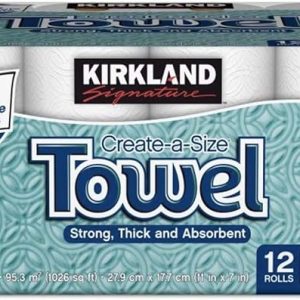 Kirkland Signature Paper Towels 2-Ply 160 Sheets x 12 Rolls