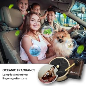 Car Air Freshener Record Player Air Freshener Car Accessories for Women Pop Singer Album Covers Aromatherapy, Vent Clips Decoration Car Diffuser Air Freshener, Gift for Fans